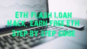 ETH Flash loan hack  Earn ETH  #ethereum #uniswap #crypto