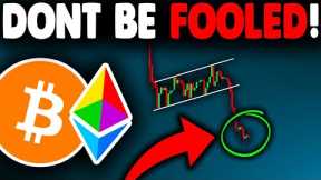 NO ONE IS WATCHING THIS (Don't Be Fooled)!! Bitcoin News Today, Ethereum Price Prediction (BTC, ETH)
