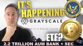 GRAYSCALE PARTNERS WITH NATIONS OLDEST BANK FOR BITCOIN ETF.