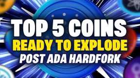 Top 5 Crypto Coins Set to EXPLODE Post Cardano ADA Vasil Hardfork