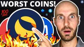 🚨TOP 10 WORST PERFORMING ALTCOINS OF 2022 (WITH A 1 BILLION MARKETCAP?!) (URGENT!!!)🚨🚨🚨