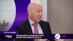 Crypto: New ProShares ETF shorts bitcoin