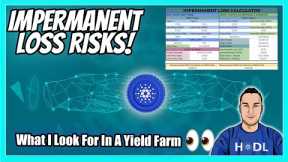 Cardano DeFi Tips on Yield Farming + Impermanent Loss Calculator 🧮