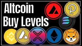 ALTCOIN ANALYSIS - LEVELS TO BUY