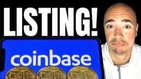 TOP ALTCOIN GETTING LISTED ON COINBASE!