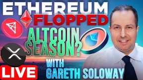 Ethereum Price Flop + Altcoin Season Now? w/ Gareth Soloway