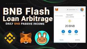 Earn crypto with BNB BSC using AAVE Flash loans arbitrage .