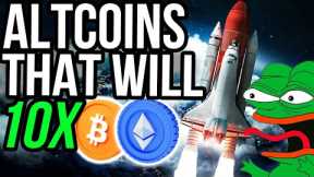 THESE ALTCOINS WILL 10X 🤑 BITCOIN & ETHEREUM PRICE WARNING!! CRYPTO NEWS