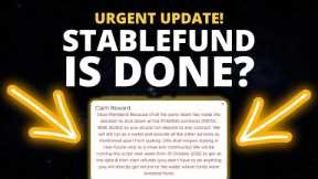 STABLEFUND is DONE? | REFUNDS | Stable fund AMA