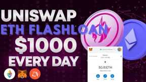 $1500/Day Passive Income with ETH Flash Loan on Uniswap | ETHEREUM Flash Loan Arbitrage  - 2022