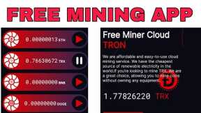 NEW FREE CRYPTOCURRENCY MINING APP || 100 % WORKING WEBSITE || FAST WITHDRAWAL