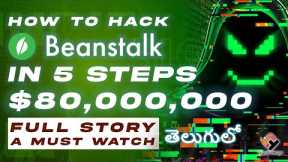 Beanstalk Flash Loan Exploit 🚨 Explained in 5 Simple Steps - Telugu