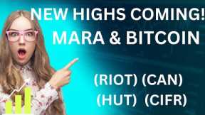 MARA AND BITCOIN NEW HIGHS COMING! (RIOT) (CAN) (HUT)  #bitcoin  #crypto
