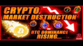 Bitcoin LIVE :  BINANCE (BNB) CRASHING, ALTS REKT!