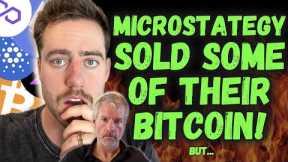 Microstrategy Just SOLD BITCOIN! (NOT WHAT YOU THINK) Alameda Selling Solana!?  🚨TSLA Insanity🚨