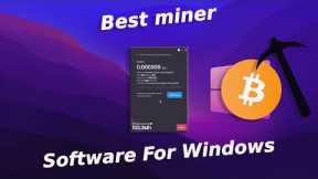 Program for mining bitcoin on Windows | December 2022