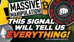 MASSIVE MANIPULATOR HOLDING BITCOIN DOWN! ALTCOIN TROUBLE IF THIS HAPPENS! DEFI REGULATIONS COMING!