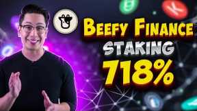 THE MOST PROFITABLE BEEFY FINANCE coin STAKING at 718% 🚀 beefy finance yield farming