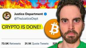 It’s Started: DOJ Issues “Enforcement Action” Against Crypto 🚨