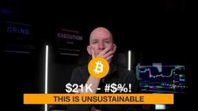 BITCOIN Over $21k Is UNSUSTAINABLE! Whats Next? Hive Blockchain and Bitfarms News!