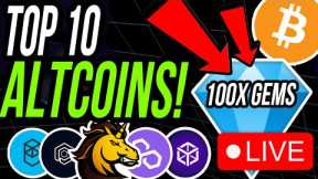TOP 10 ALTCOINS TO HOLD IN 2023 LIVE 🚨 ALTCOIN SEASON COMING!!! CRYPTO NEWS & ALTCOINS