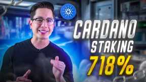 THE MOST PROFITABLE CARDANO coin STAKING at 718% 🚀 ada yield farming