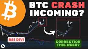 Bitcoin (BTC): The Uptrend Is Losing Strength! Is Bitcoin Going To Crash This Week!