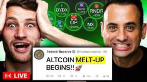 The FED Just Started This Altcoin Melt-Up!