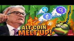 Bitcoin LIVE : ALTCOINS GONE WILD! JEROME POWELLS SWEET NOTHINGS