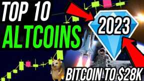 TOP 10 ALTCOINS TO HOLD FEBRUARY 2023! I INVESTED $500,000🚨 BITCOIN $28K CME GAP PUMP COMING FRIDAY