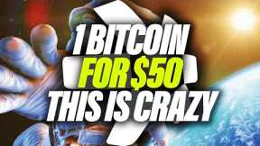 BUYING 1 BITCOIN FOR $50🤯 #shorts #crypto #altcoin #altcoins