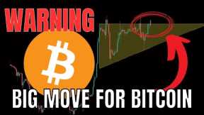 WARNING: HUGE MOVE FOR BITCOIN IMMENIENT?!!?!?