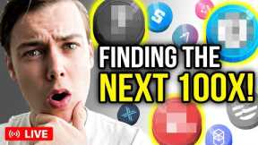 Discovering The Next 100x Crypto Altcoin LIVE (Research With Miles Deutscher)