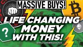 MASSIVE BITCOIN BUYS AT THIS PRICE!  AFTER BITCOIN COOLS OFF, ALTCOINS RUN! LIFE CHANGING MONEY!