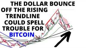 The Dollar Bounce Off The Rising Trendline Could Trigger Another Selloff For Bitcoin (BTC)