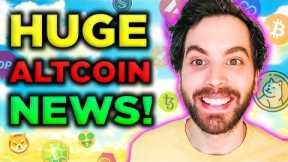 Bitcoin getting DRAINED from Exchanges! (HUGE Altcoin NEWS)