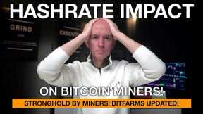 Network Hashrate Impact On Bitcoin Miners Revenue! Stronghold Buys More Miners. Bitfarms Updated!