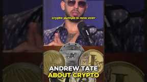 ANDREW TATE SAYS THIS ABOUT CRYPTO FUTURE  #shorts