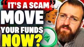 WITHDRAW YOUR CRYPTO!! Cardano ADA Lashes Out On....