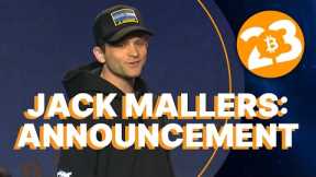 Jack Mallers Announcement at Bitcoin 2023