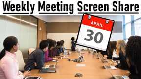 Weekly Meeting Screen Share - Apr 30, 2023