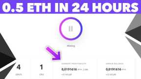 Mine 0.5 ETH in 24 Hours ~ Free Ethereum Mining Website 2023