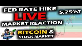 LIVE COVERAGE of Bitcoin, Altcoins and Stock Market Reaction to Federal Reserve Rate Hike, 5/3/2023
