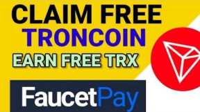 Claim Free Trx | New Cryptocurrency Mining website | Faucet Pay Earning