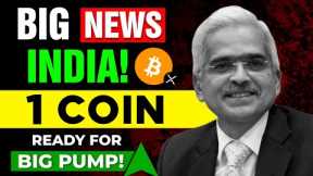Breaking : India BIG NEWS!! | 1 Altcoin Ready for BIG PUMP!🚀IMP Powell Speech | Mexc Airdrop Update