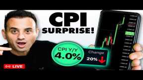 CPI Inflation Data PLUMMETING!! (Will Bitcoin Respond?)