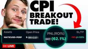 LIVE TRADING NOW! Altcoins Breaking Trend AHEAD of CPI DATA!