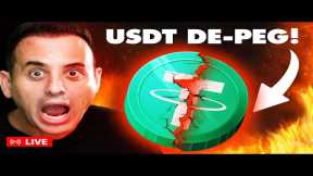 Is USDT De-Pegging Signalling A Crypto COLLAPSE?
