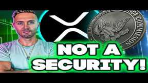 🚨MASSIVE CRYPTO NEWS! Ripple Gets The WIN! Court Rules XRP Is NOT A Security!