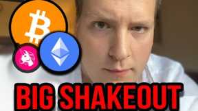 DO NOT FALL FOR THIS BITCOIN SHAKEOUT!!! urgent as crypto falls